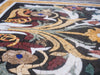 Arte em mosaico - Tapete floral real