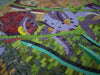 Mosaïque de fleurs - Fleurs multicolores