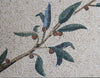 Olive Marble Mosaic Artwork