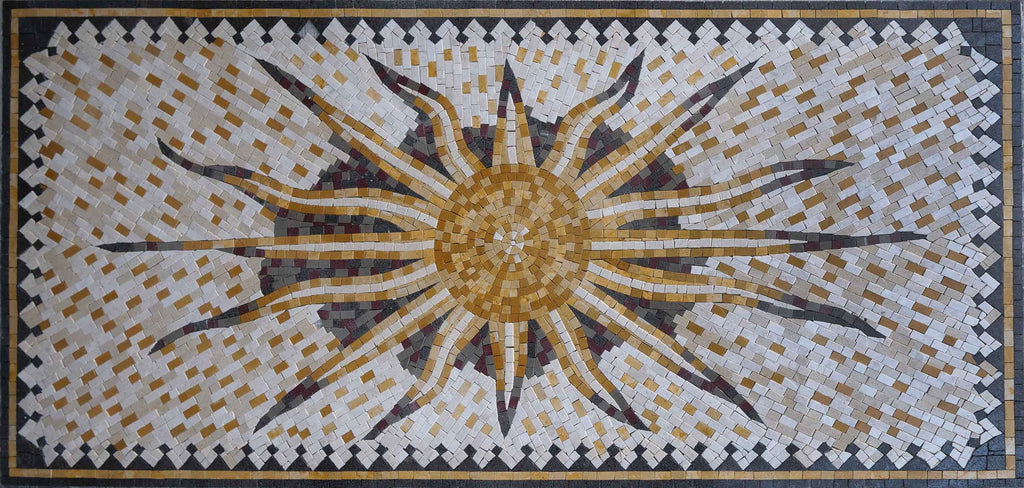 Sol Dourado - Mosaico Celestial