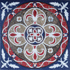 Mosaico de mármol Flor de Lis - Lyla III