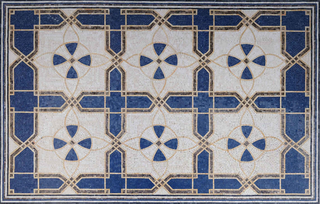 Kai IV - Geometric Mosaic Floor Tile