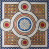 Design de arte em mosaico marroquino estampado