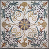 Mosaico de enredaderas y flores - Saniya