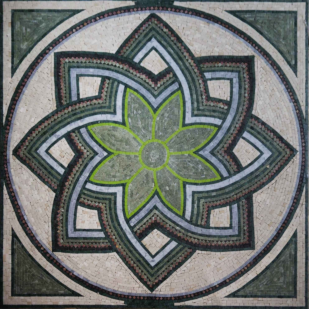 Mosaico Romano - Ottavia Fiore Verde