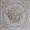 Oeuvre de logo en mosaïque - Rosada Medusa