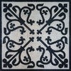 Azulejo de arte mosaico geométrico - Lila