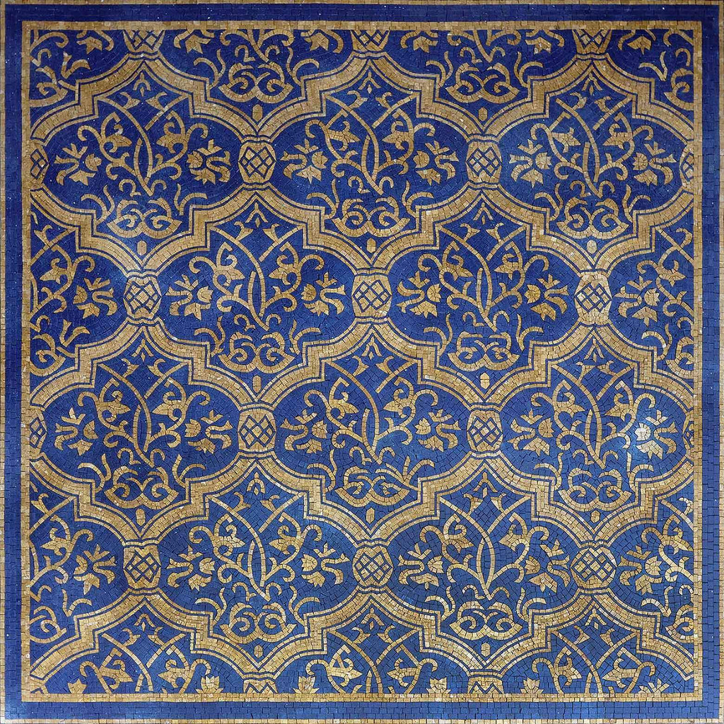 Padrão Mosaico Arabesco - Noites Azuis | Padrões | mosaico