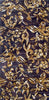Mosaïque de conception de motif de feuilles bouclées Arabesque