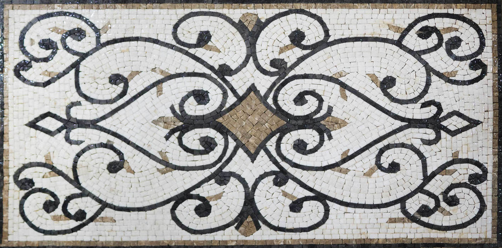 Tapete em mosaico - estilo Uffizzi