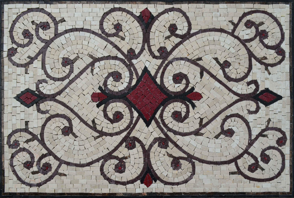 Alfombra Rectangular Mosaico - Varina VII