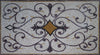 Rechteckiger Teppich Mosaik - Varina