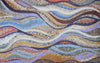 Ondas de colores en colores pastel - Arte mosaico