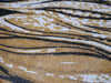 Arte de parede em mosaico de ondas de areia