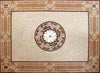 Mosaico tappeto geometrico