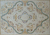 Tappeto Mosaico Floreale - Quadrato Maia