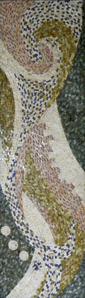 Flujo impresionista - Patrón de mosaico abstracto