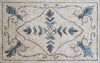 Tappeto in mosaico di marmo - Palmetta