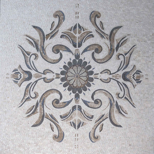 Mosaic Artwork - Lotus Flower