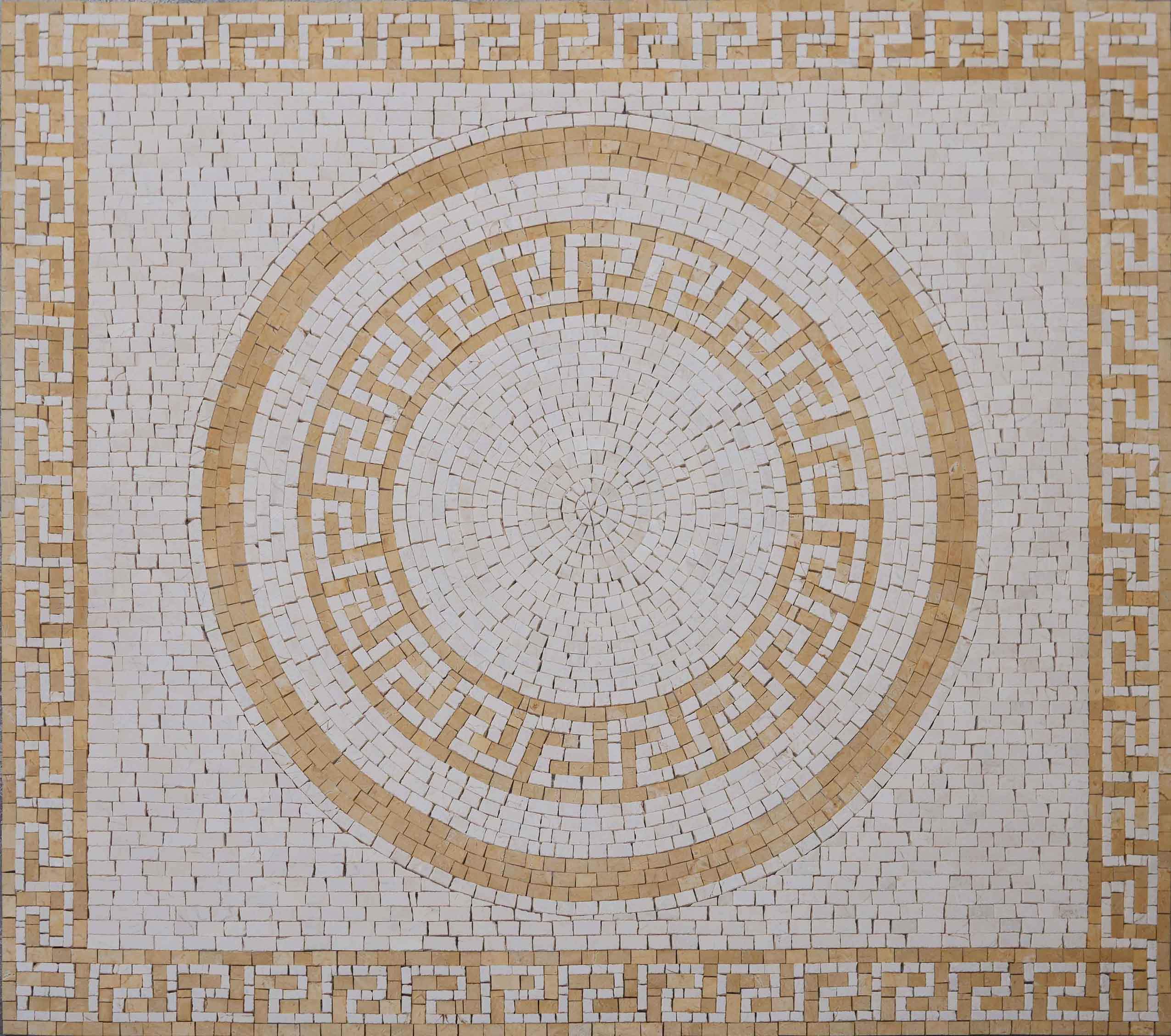 Briseis Greco-Roman Mosaic Art | Geometric Design – Mozaico