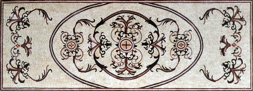 Azulejo de alfombra de mosaico - Étnica