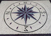 Bussola II - Compass Mosaic Artwork | Mozaico