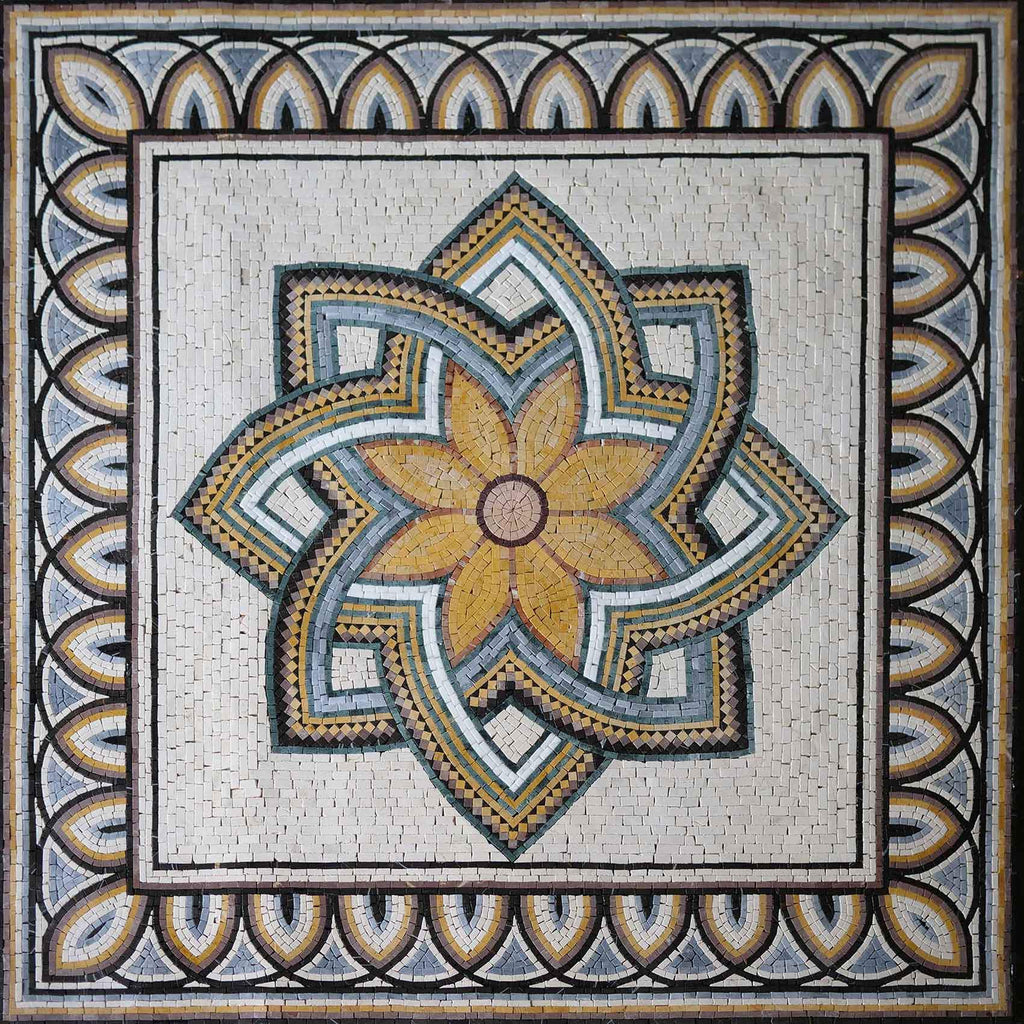 Geometrical Flower - Mosaic Art