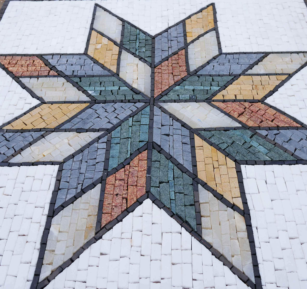 Star Moasic Pattern Star I Mosaic Art | Geometric Design | Mozaico