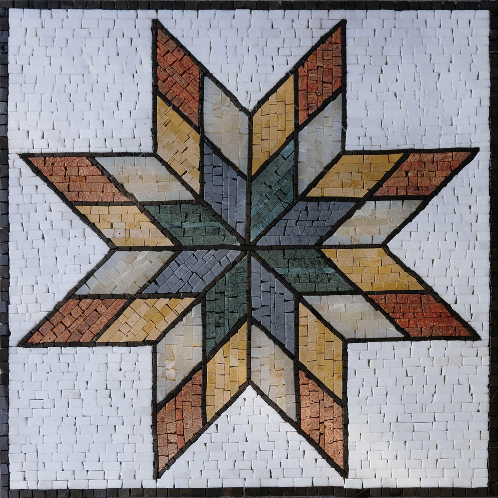 Arte mosaico de la colección Star II