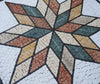 Arte em mosaico da coleção Star III