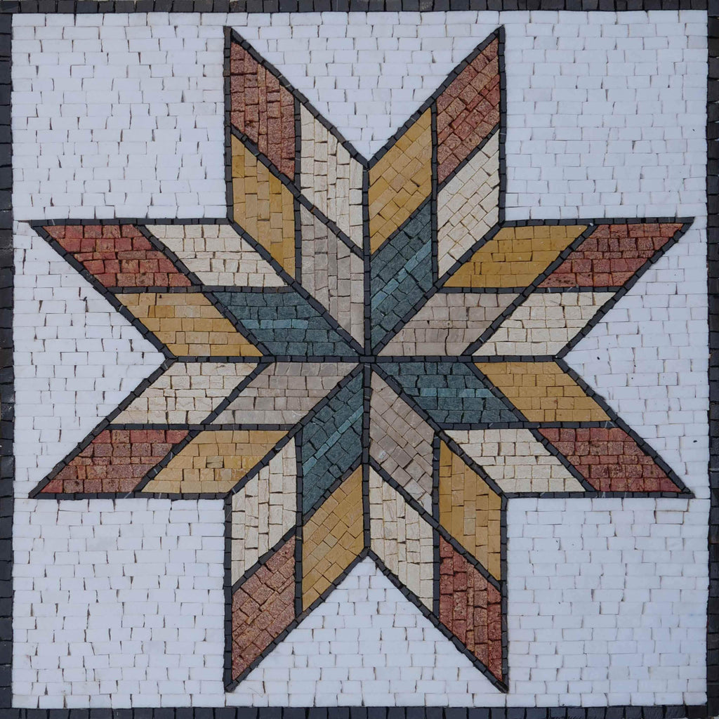 Arte em mosaico da coleção Star IV