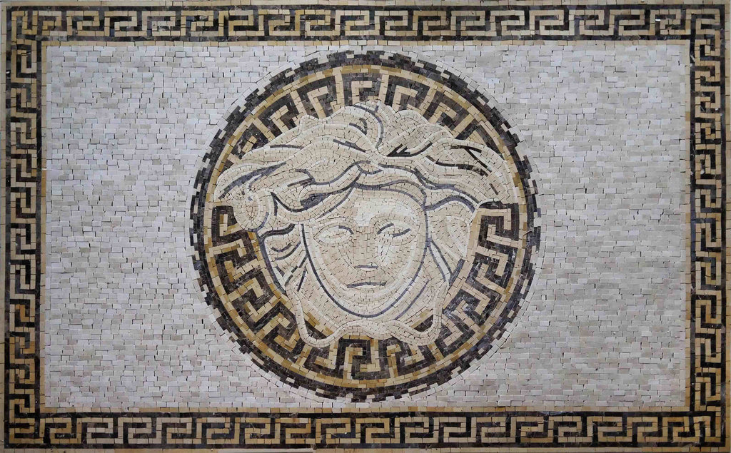 Mosaico Versace - Bordo Chiave Greca