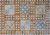 Arte em mosaico geométrico marroquino