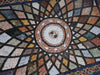 Opera d'arte a mosaico floreale del Peloponneso