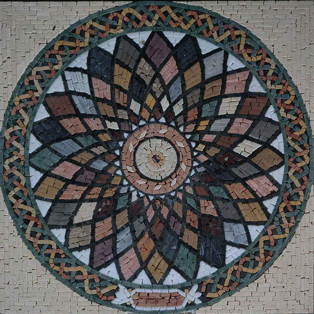 Geometric Mosaic Art - Mosaic Artwork