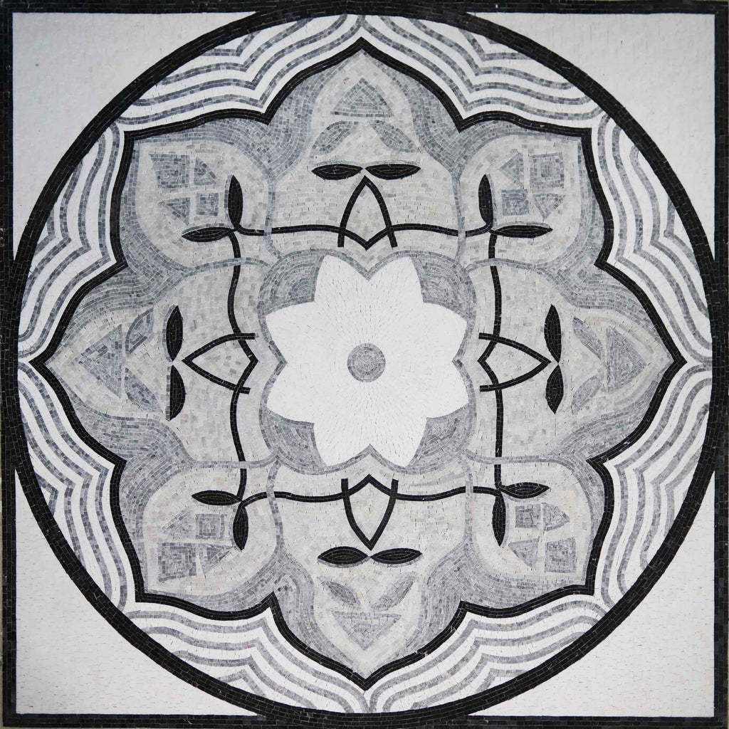 Mandala Floral Geometric Mosaic
