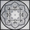 Mosaico geométrico floral mandala