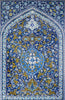 Mosaico geometrico rettangolare blu | Geometrico | Mozaico
