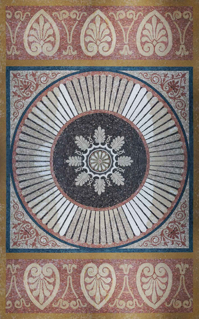 Diseño de mosaico - Geométrico cuadrado