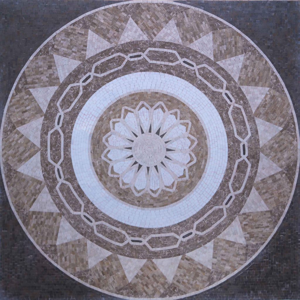 Mosaic Artwork - Flower Mosaic Art