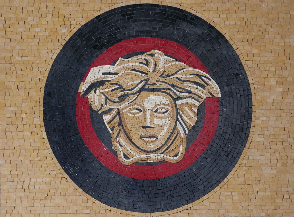 Versace Medusa - Opera d'arte a mosaico
