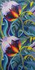 Цветочная мозаика - Мраморная мозаика