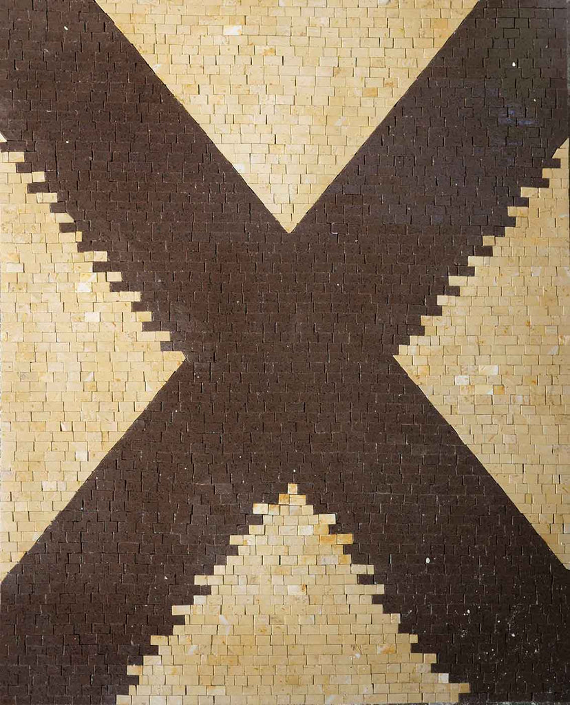Obra de mosaico - La X