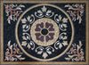 Arte em mosaico - Medalhão Real Central