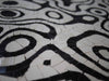 Geometric Mosaic Art - The Black & White Eyes