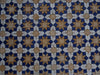 Arte em padrão de mosaico redondo