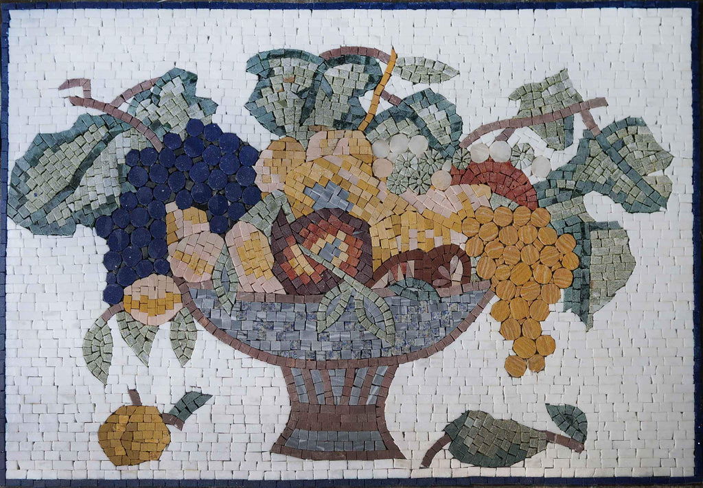 Uva e Frutta - Mosaic Fruit Bowl | Food and Drink | Mozaico