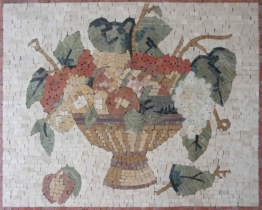 Portafrutta - Disegni a mosaico