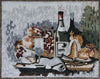 Contemporáneo Vino II - Mosaico Vino Arte | Alimentos y Bebidas | Mozaico