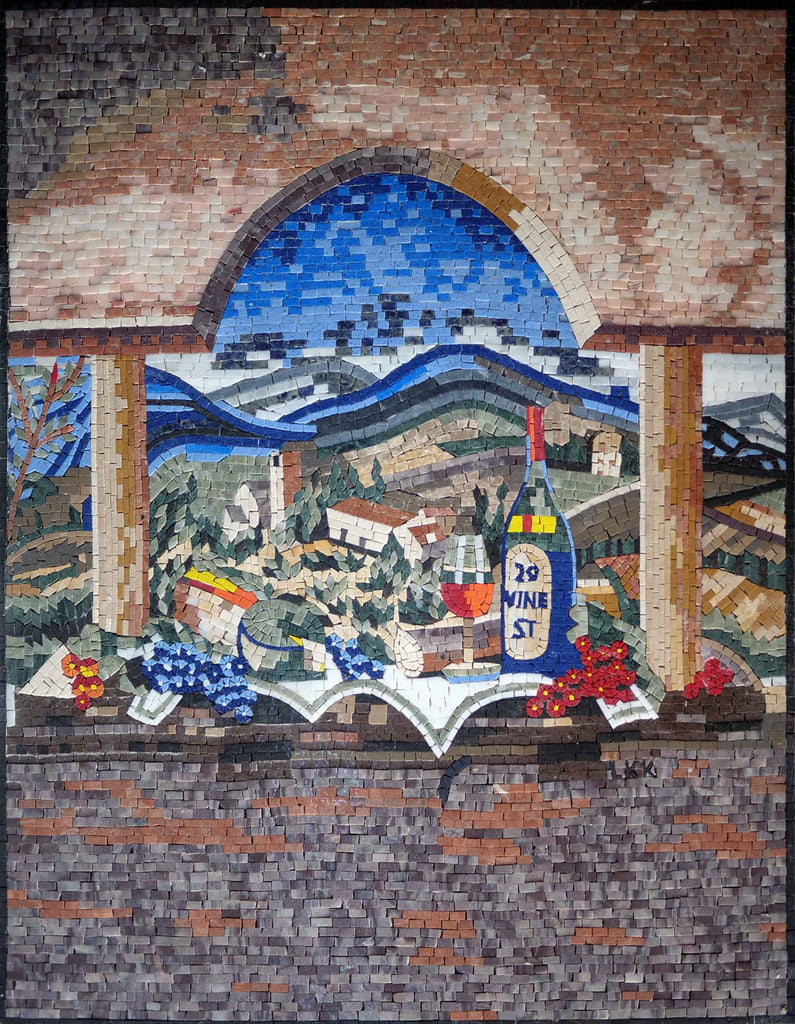 Arte Mosaico - Queso y Vino